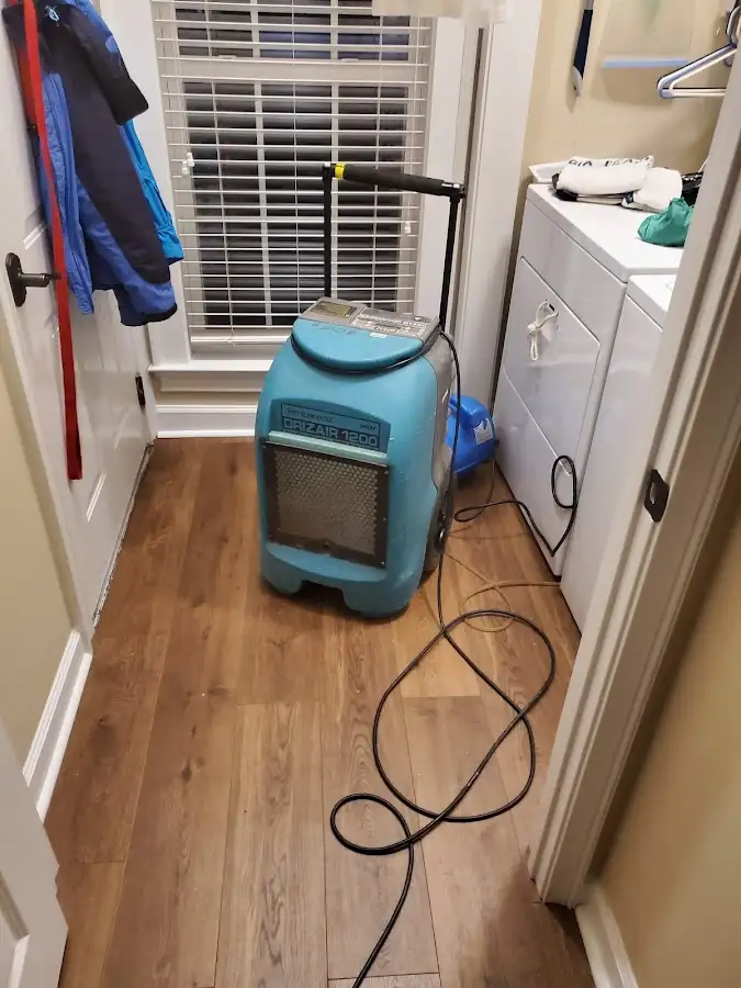 Commercial dehumidifier deployed for Flood Damage Cleanup in Richland